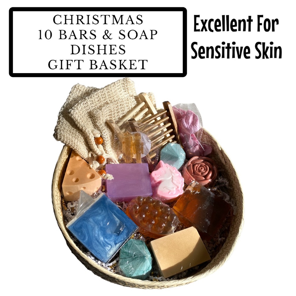 Soap Gift Basket,  Handmade Soaps ( PRICE IS FIRM )